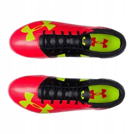 Under Armour Spotlight Dl Fg M 1272302-669 chuteiras multicolor, vermelho, preto vermelho 2