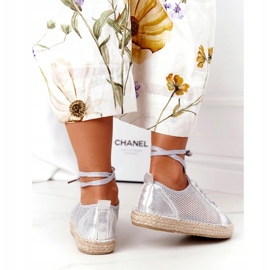 S.Barski Alpercatas lacadas a céu aberto S. Barski L17704 prata 2