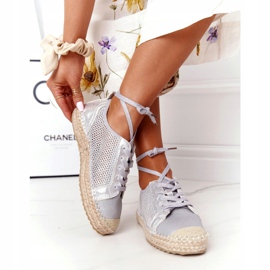 S.Barski Alpercatas lacadas a céu aberto S. Barski L17704 prata 3