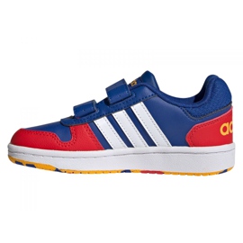 Tênis Adidas Hoops 2.0 C Jr FY9443 preto azul 1