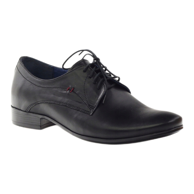 Nikopol Sapatos de couro masculino 1597 preto 1