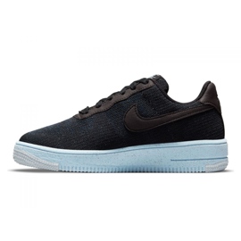 Sapato Nike Air Force 1 Crater Flyknit Jr DH3375-001 preto 2 Sapato Nike Air Force 1 Crater Flyknit Jr DH3375-001 preto 2