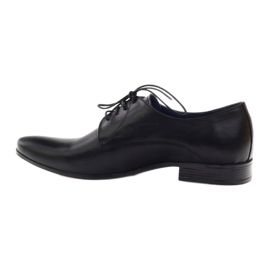 Nikopol Sapatos de couro masculino 1597 preto 2