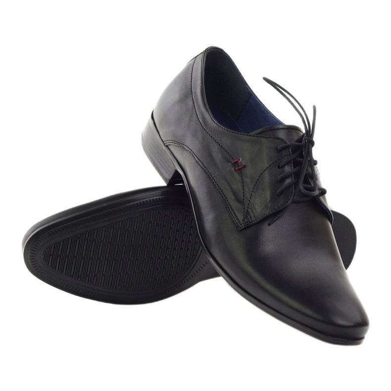 Nikopol Sapatos de couro masculino 1597 preto 3