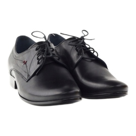 Nikopol Sapatos de couro masculino 1597 preto 4