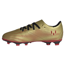 Chuteiras Adidas Nemeziz Messi .4 FxG Jr FY0810 dourado dourado 1