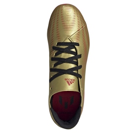 Chuteiras Adidas Nemeziz Messi .4 FxG Jr FY0810 dourado dourado 2