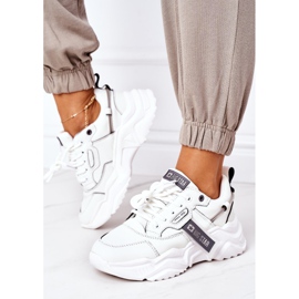 Tênis feminino esportivo Big Star GG274213 Branco-Cinza 1