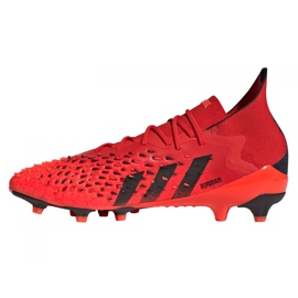 Chuteiras Adidas Predator Freak.1 Ag M FY6253 vermelho vermelho 1