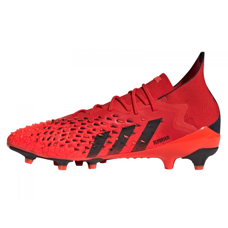 Chuteiras Adidas Predator Freak.1 Ag M FY6253 vermelho vermelho 1