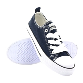 American Club Tênis azul marinho amarrado 3