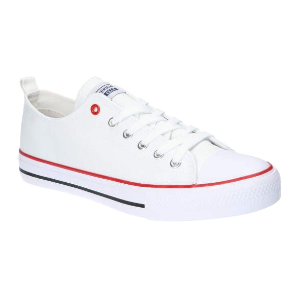 American Club Tênis masculino americano LH54 com amarrado branco 3