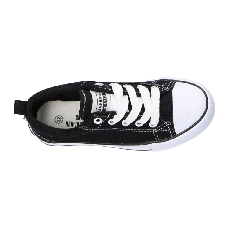 American Club Tênis preto americano preto LH20 branco 1