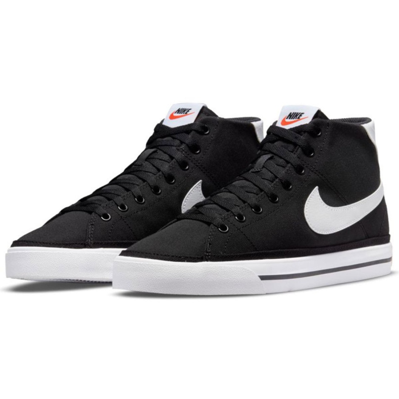 Nike Court Legacy Mid Canvas M DD0162 001 preto 1