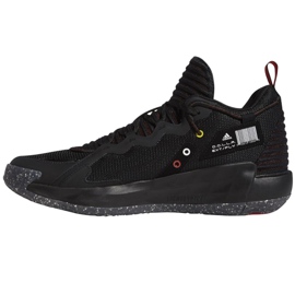 Tênis de basquete Adidas Dame 7 Extply M FY9939 preto preto 1