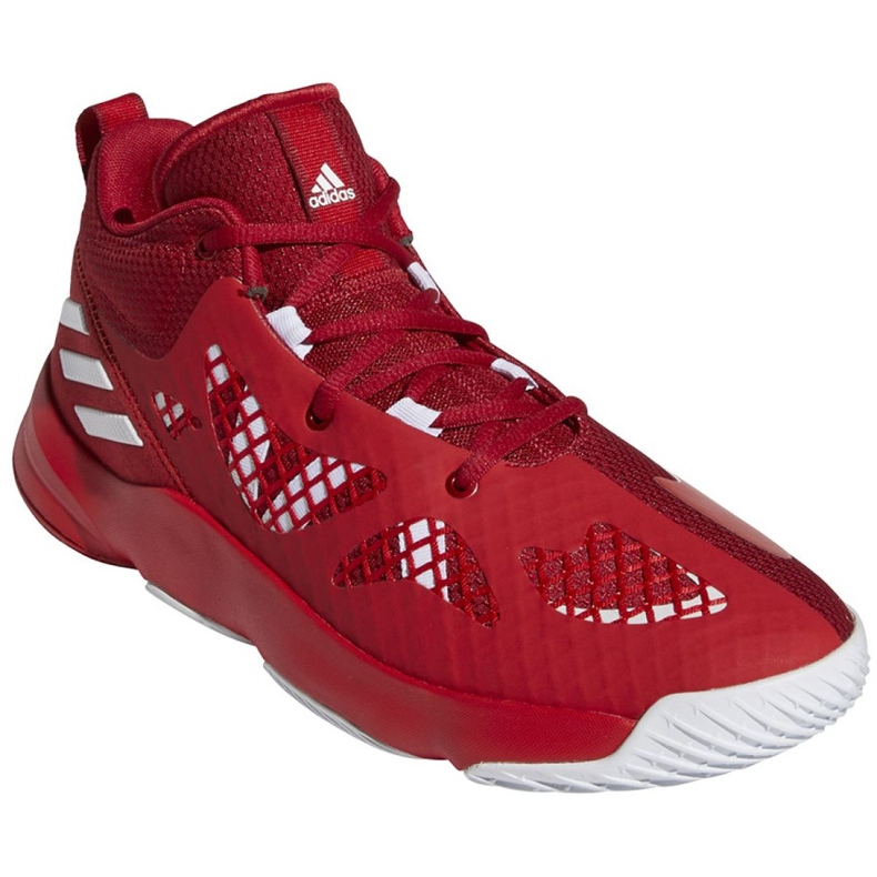 Tênis de basquete Adidas Pro N3XT 2021 M G58890 multicolorido vermelho 2