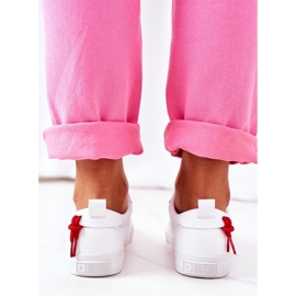 Tênis feminino de couro Big Star GG274160 branco 1