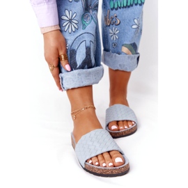 MSMG Chinelos de couro catalina azul com sola de cortiça 3 MSMG Chinelos de couro catalina azul com sola de cortiça 3