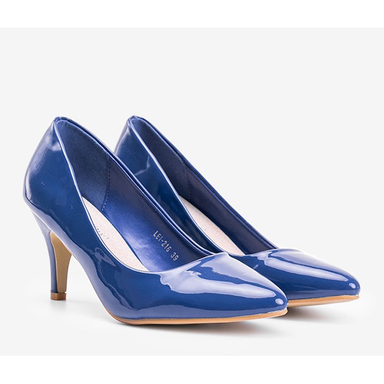 Sapatos azuis com salto agulha Faith azul 1