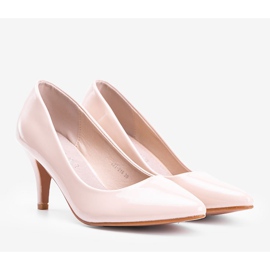 Sapatos bege com salto agulha Faith 1