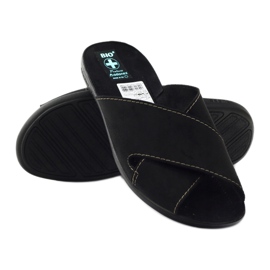 Chinelos masculinos Adanex 20310 pretos 3