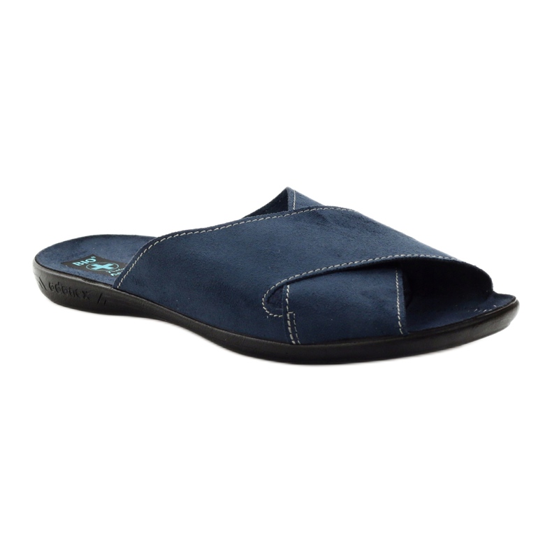 Slippers Adanex 20308 Slippers azuis da marinha azul 1