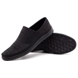 Polbut Sapatos perfurados masculinos 2107P pretos 3