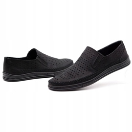 Polbut Sapatos perfurados masculinos 2107P pretos 6