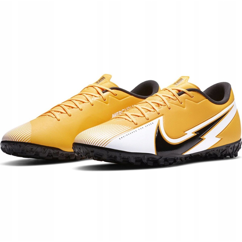 Chuteira Nike Mercurial Vapor 13 Academy Tf M AT7996 801 laranjas e tintos 1