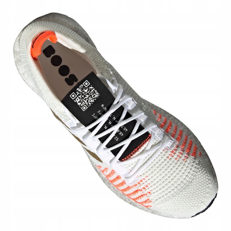 Sapatos Adidas PulseBOOST Hd M EE9564 branco laranja 4
