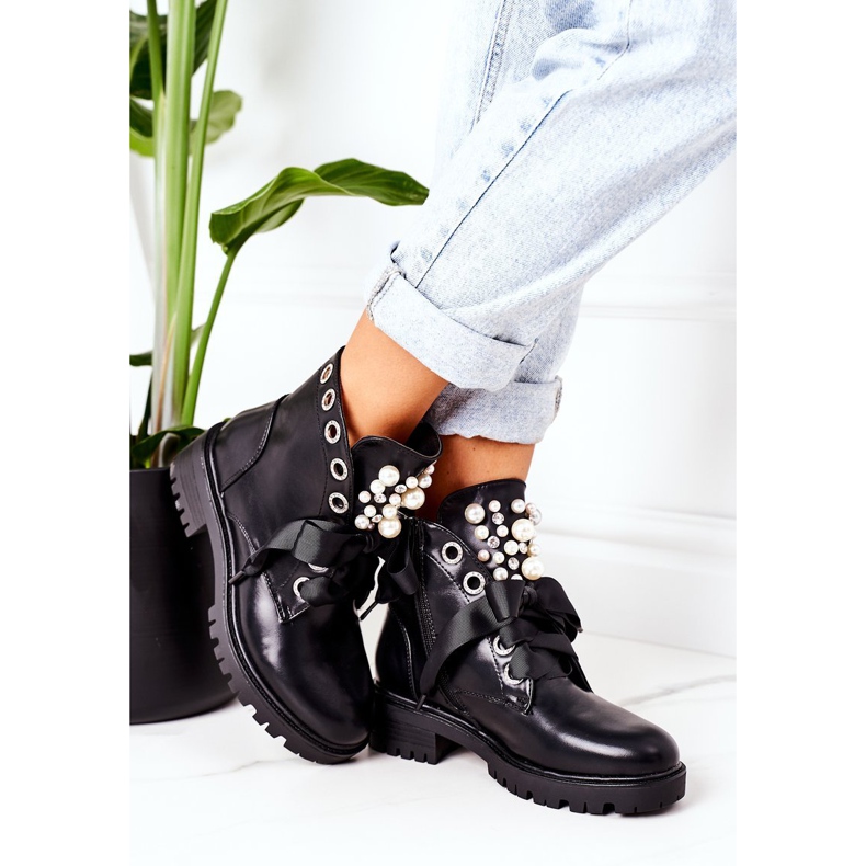 PS1 Trabalhadores Quentes Com Pérolas Pretas Perla preto 2