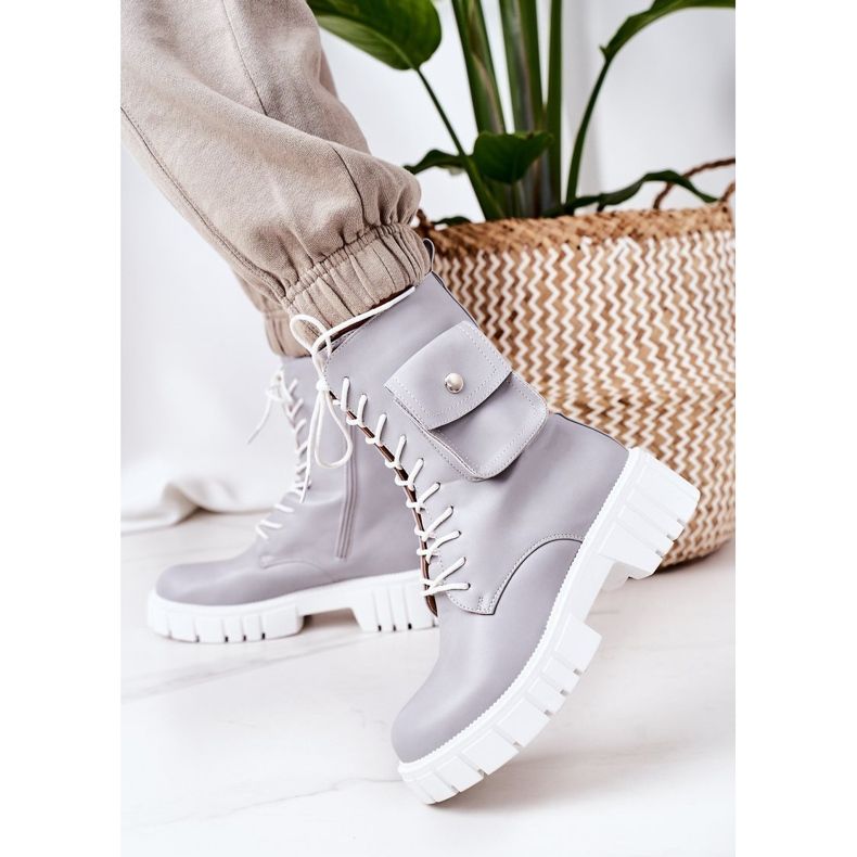 PS1 Trabalhadores calorosos com bolso cinza claro incrível 2