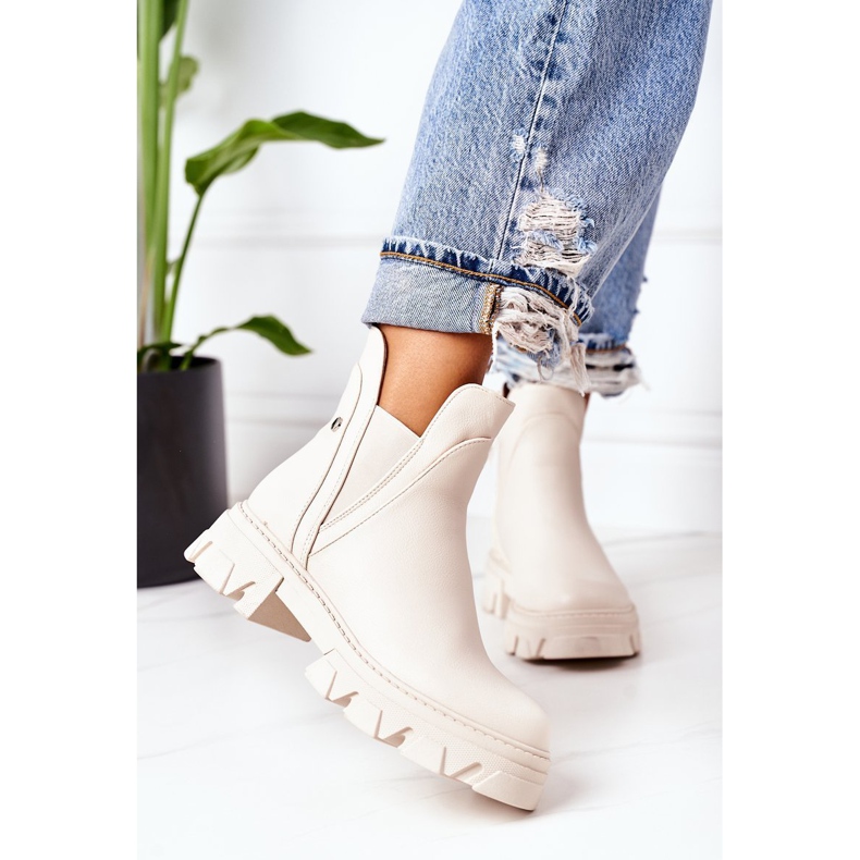PS1 Botas quentes Botas Jodhpur Bege Hashtag 2 PS1 Botas quentes Botas Jodhpur Bege Hashtag 2
