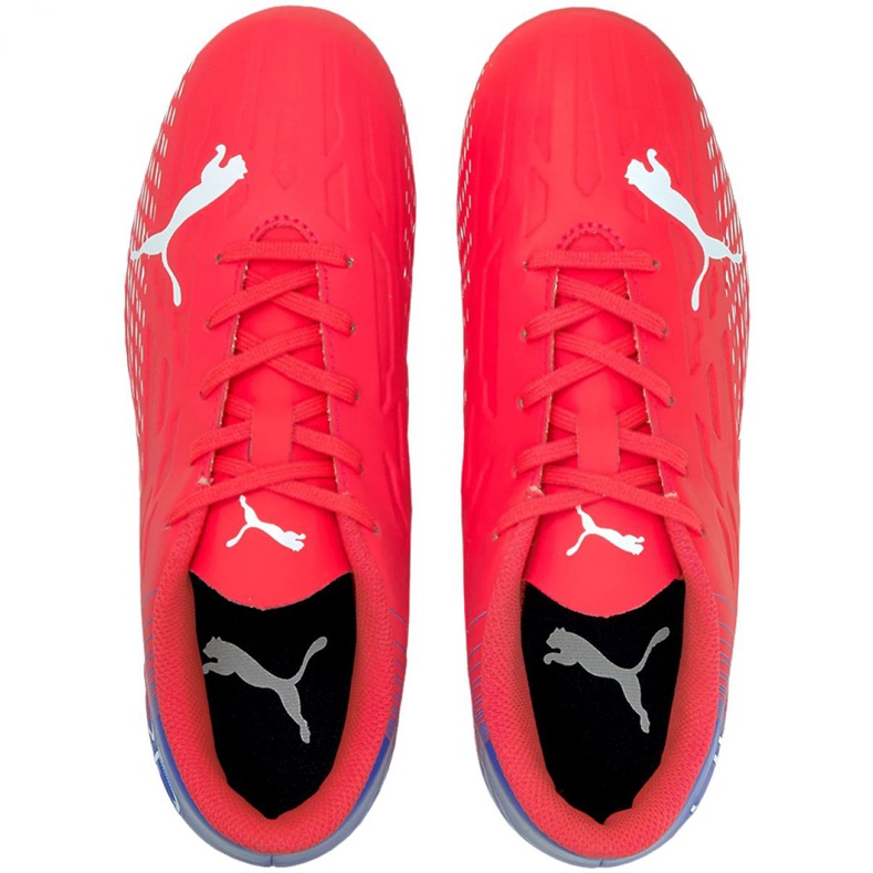 Chuteiras Puma Ultra 4.3 Fg Ag Jr 106538 01 vermelho vermelho 2
