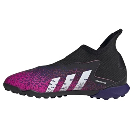 Chuteiras Adidas Predator Freak .3 Ll Tf Jr FY7637 preto rosa 1