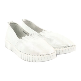 Sapatos femininos Filippo DP068 prata cinza 4