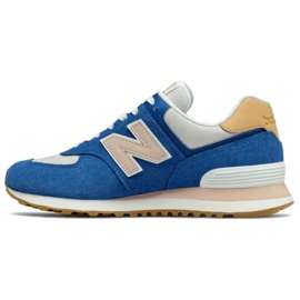 New Balance Novo saldo W WL574NU2 bege azul 1
