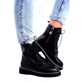 Botas femininas Big Star pretas GG274596 preto 1