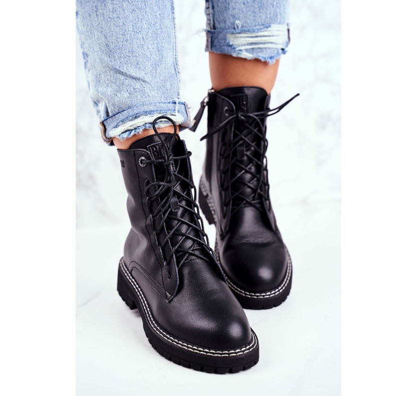 Botas femininas Big Star pretas GG274596 preto 3