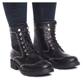 Botas militares isoladas S92 pretas preto 1