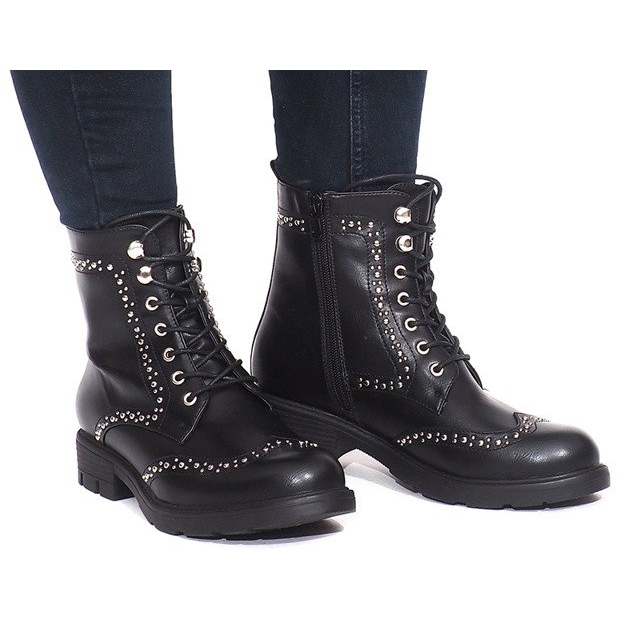 Botas militares isoladas S92 pretas preto 2