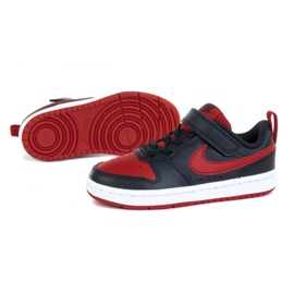 Sapatos Nike Court Borough Low 2 (PSV) Jr BQ5451-007 preto azul 1