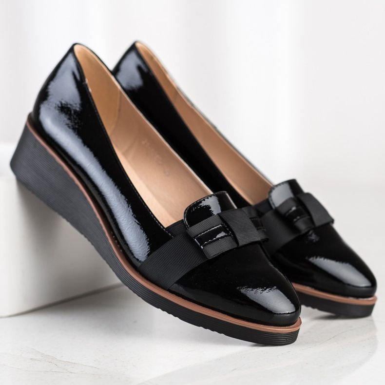 W. Potocki Sapatos Com Fita Decorativa preto 1 W. Potocki Sapatos Com Fita Decorativa preto 1