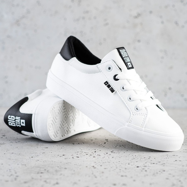 Tênis feminino Big Star EE274312 branco 1