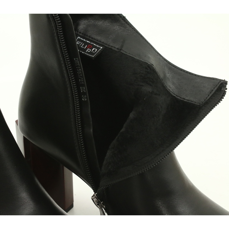 Botas pretas Filippo DBT1553 / 21 BK preto 4 Botas pretas Filippo DBT1553 / 21 BK preto 4