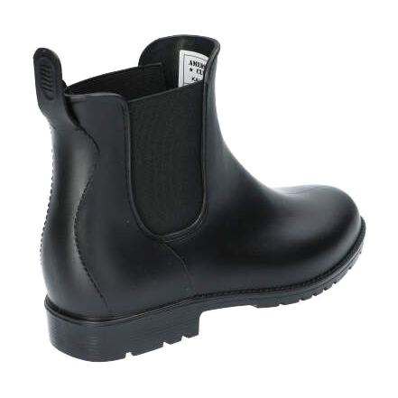 American Club Botas negras femininas, botas foscas kal15/22 preto 5 American Club Botas negras femininas, botas foscas kal15/22 preto 5