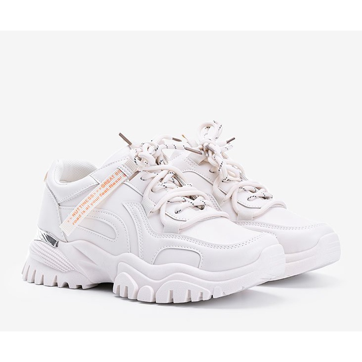 Tênis bege com sola Zooey grossa 1