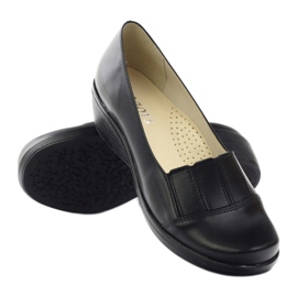 Bombas para mulheres cunha Gregors 255 preto 3