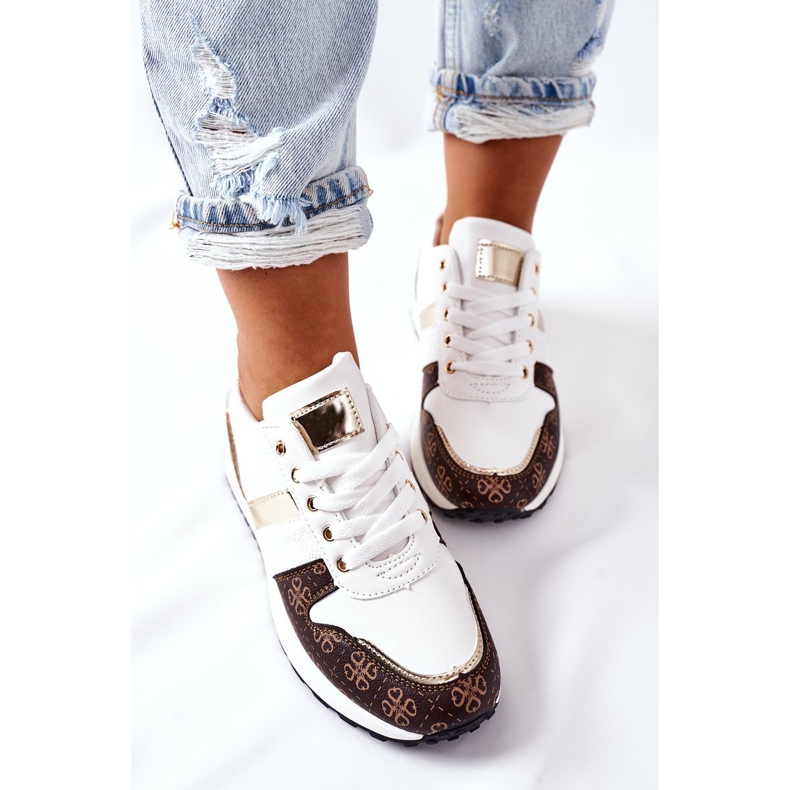 Calçados Esportivos Tênis Branco Próximo castanho 1