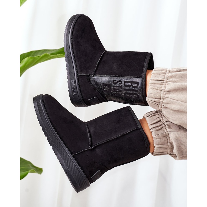 Botas de neve Big Star EE274415 pretas preto 2